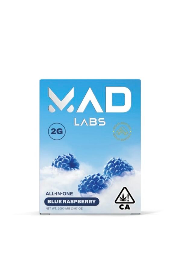 MAD LABS BLUE RASPBERRY 2G ALL-IN-ONE DISPOSABLES