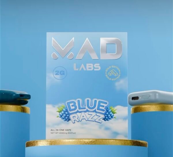 MAD LABS BLUE RAZZ 2G DISPOSABLES