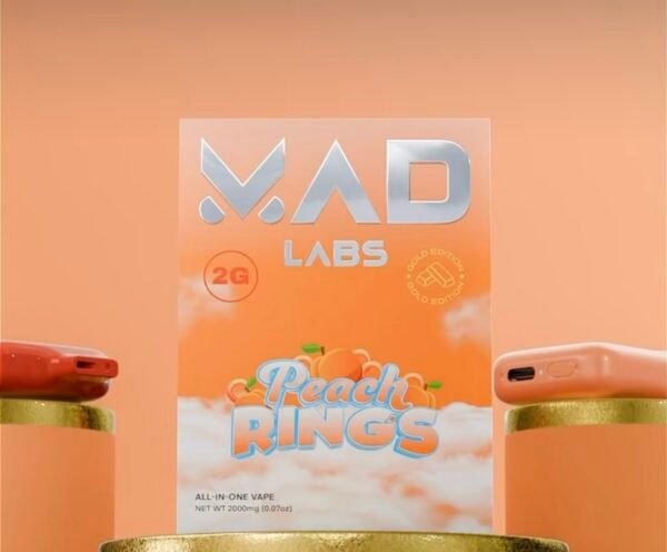 MAD LABS PEACH RINGS 2G DISPOSABLES